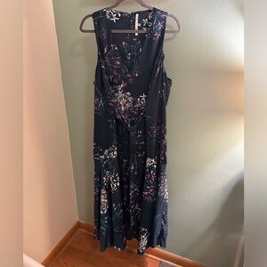 🍒 RACHEL Rachel Roy Blue Midi Dress Size 20W